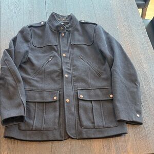 H&M Navy Military Style Jacket